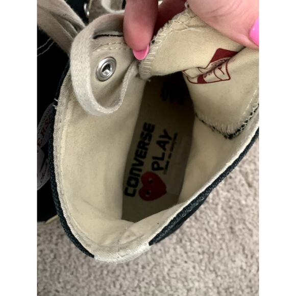 Converse All Stars CDG Play High Top Sneaker Size 8 - Picture 10 of 10